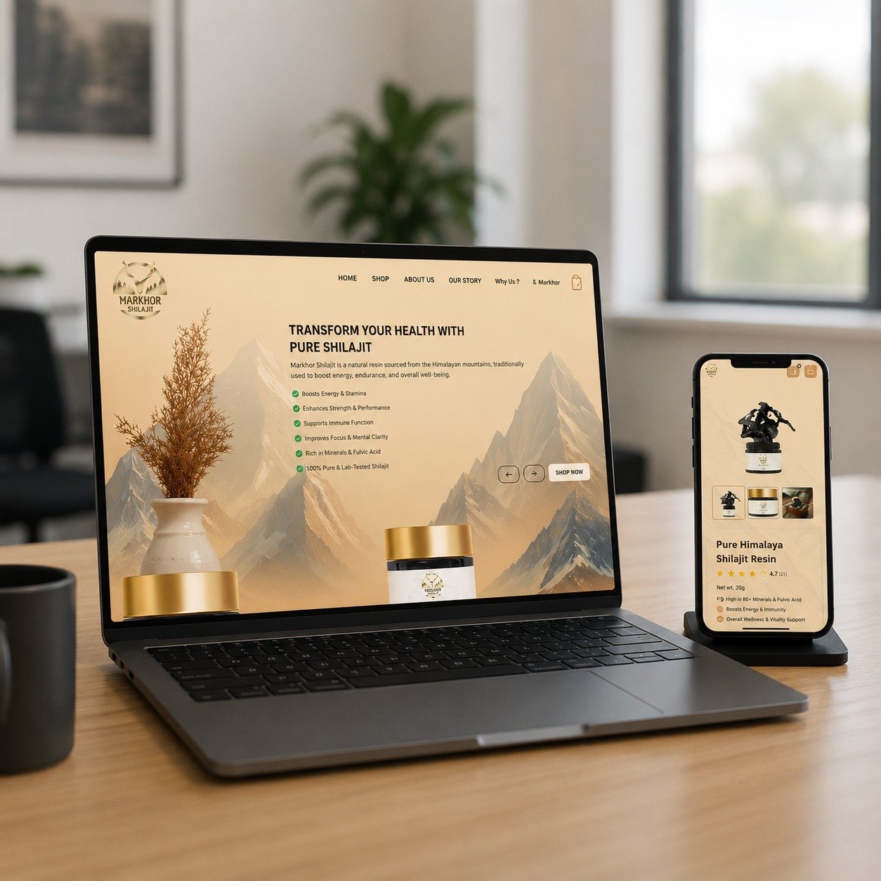 Markhor Shilajit | E-Commerce by Involiq